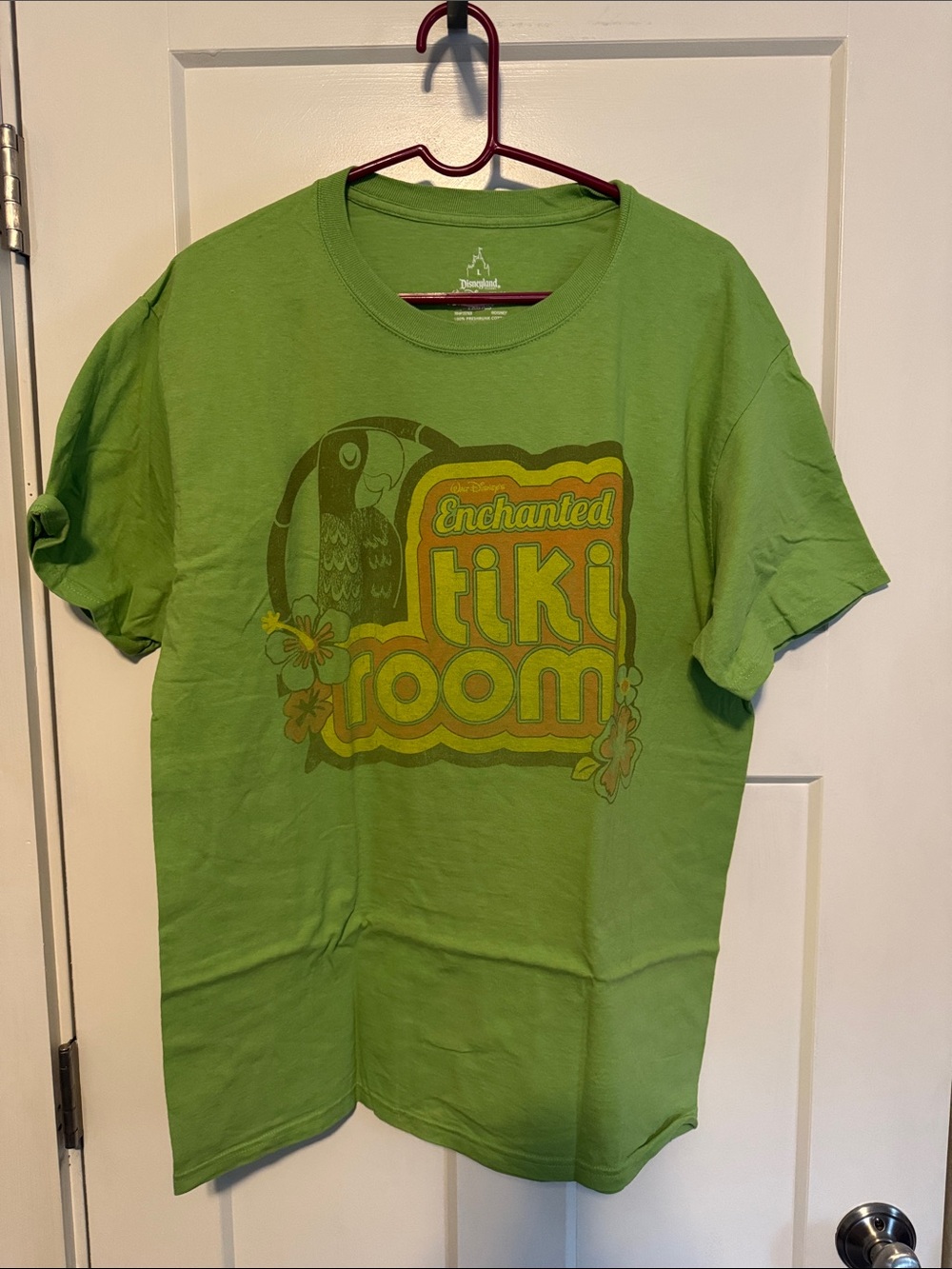 Enchanted Tiki Room Green Graphic Mens Tee